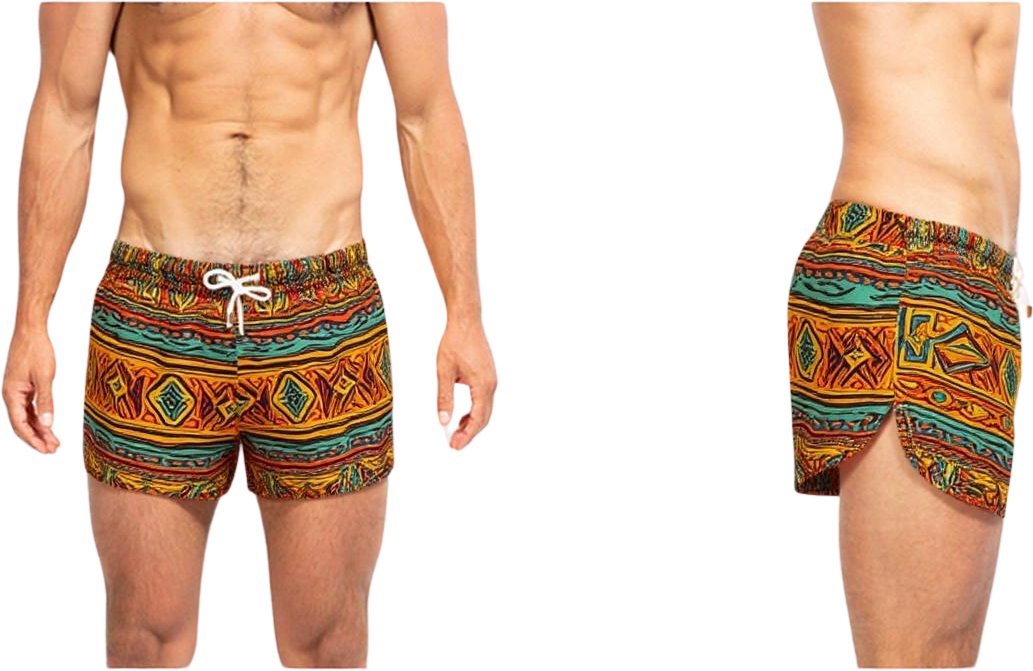 Swim Short Origins Tribal